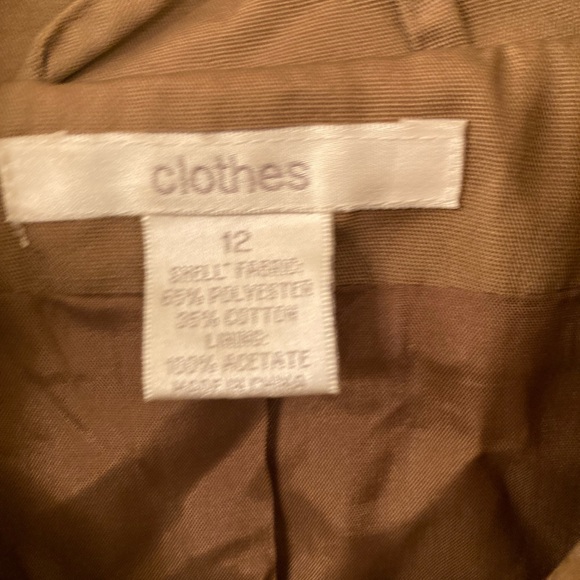 Ladies tan jacket - Picture 2 of 6